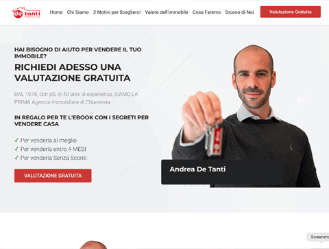 Creazione Landing Page Immobiliare