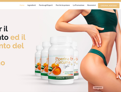 Progettazione Landing Page Medicinali