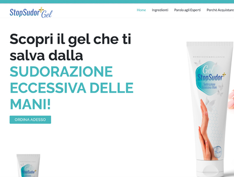 Progettazione Landing Page Cosmetici