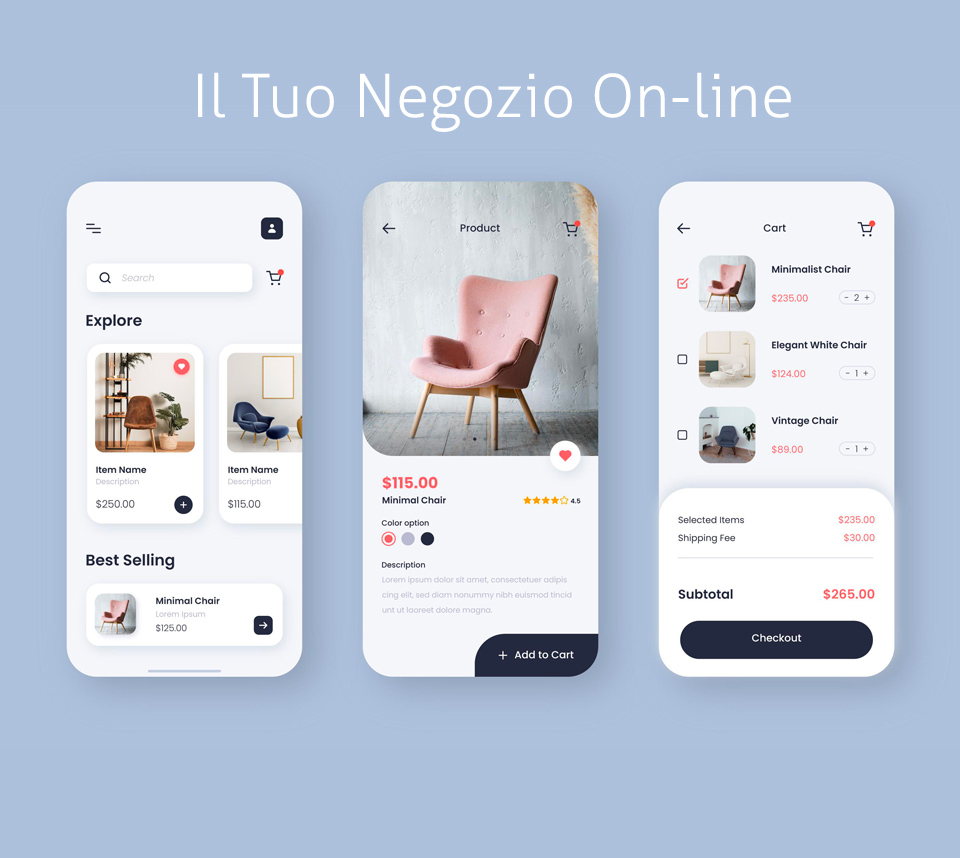 Creazione siti ecommerce