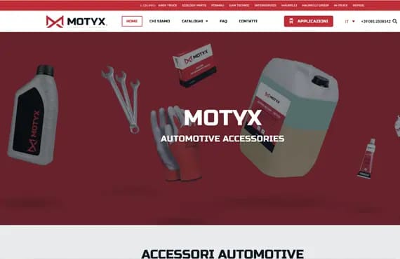Realizzazione sito web Accessori Automotive