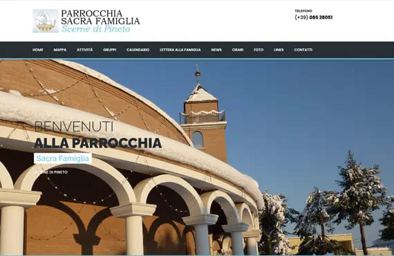 Realizzazione sito web Chiesa Cattolica