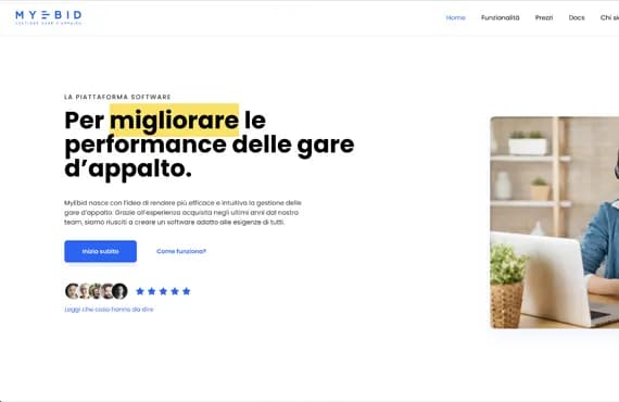 Realizzazione sito web Gare d'appalto