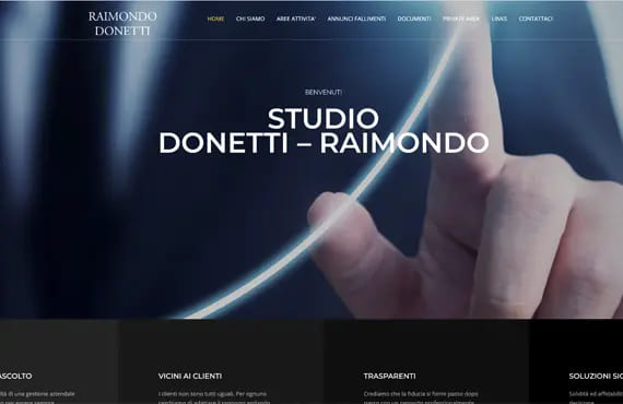 Realizzazione sito web Studio Commercialisti