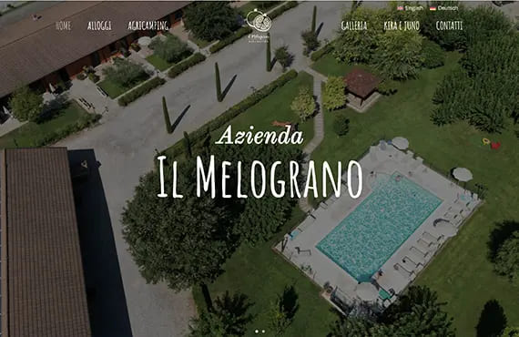 Realizzazione sito web Agriturismo