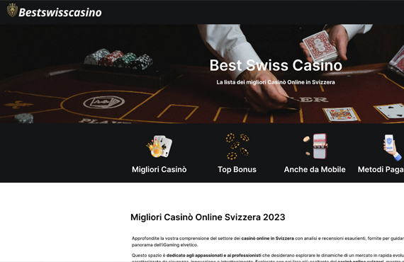 Realizzazione sito web Casinò