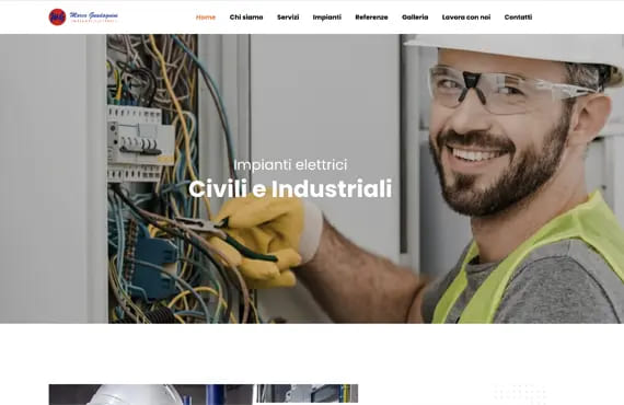 Realizzazione sito web Impianti Elettrici