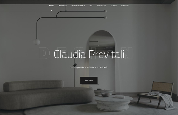 Realizzazione siti web interior designer
