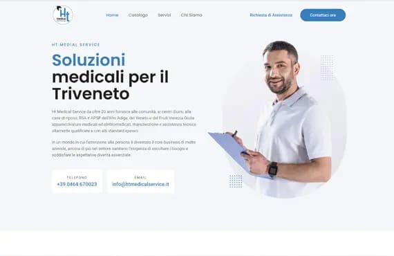 Realizzazione sito web Saluzioni Medicali