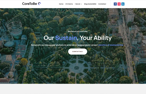 Realizzazione siti web sostenibilità